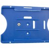 Kortholder Safebadge blå, vertikal