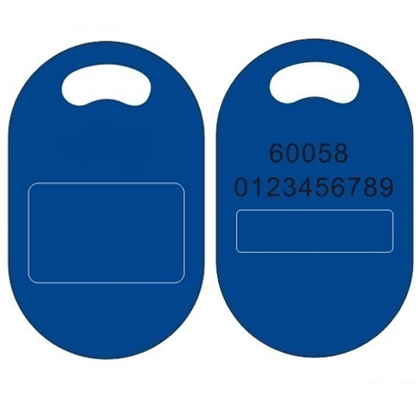 Key Fob kodbar TITAN 4x50 Mifare blå