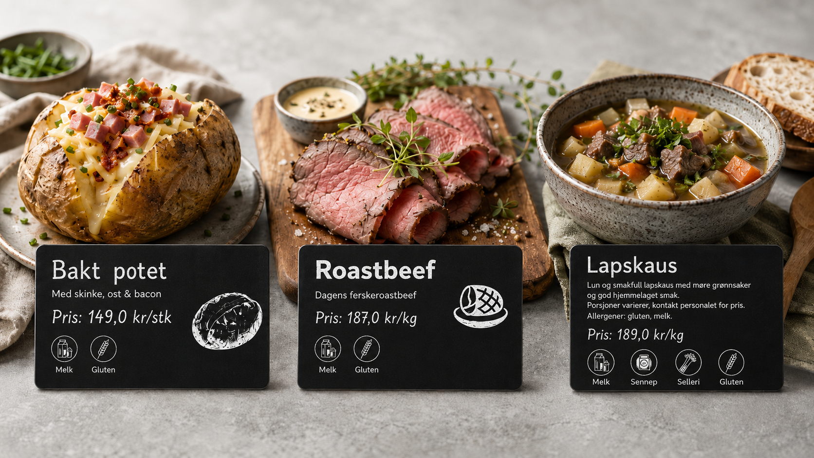 Tydelig allergenmerking i bakeri og matutsalg