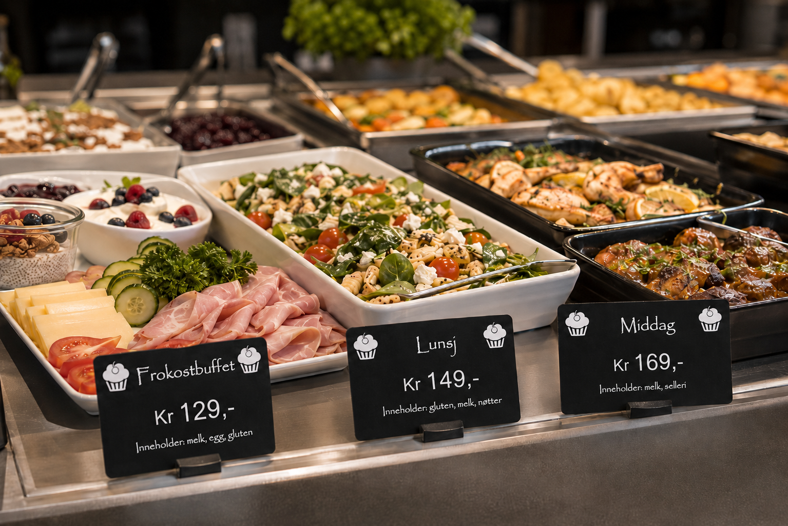 Tydelig allergenmerking i bakeri og matutsalg